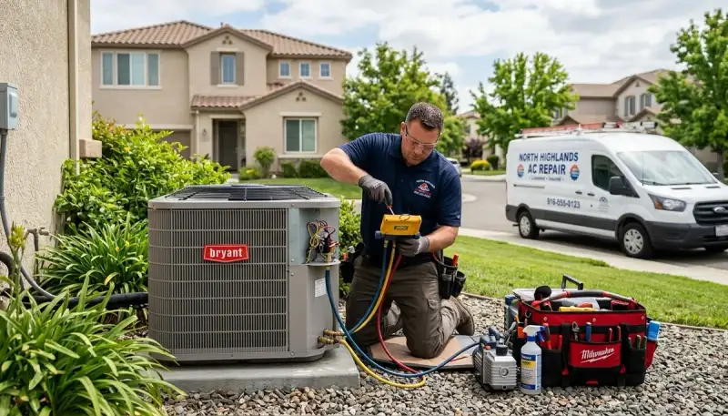 Local HVAC technician providing reliable AC repair service in Sacramento, CA